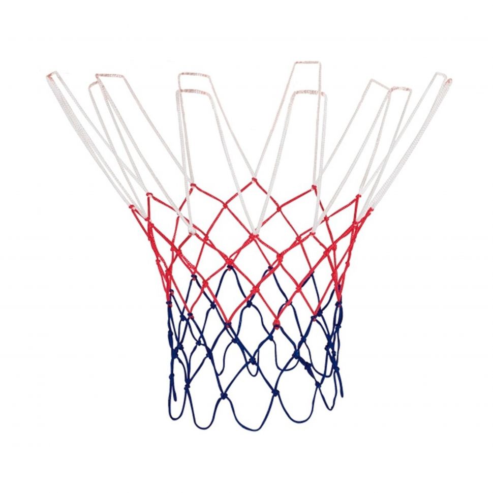 Сетка баскетбол Д=5,0 мм, цв триколор ПП (1 шт.) с доставкой в Тарко-сале